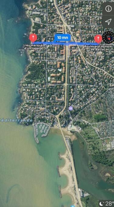 F2/4 Pers Plage-Commerces A Pieds-Parking Prive Сент-Егюльф Екстер'єр фото